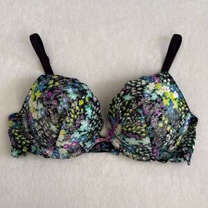 Victoria's Secret | 2012 Dream Angels Push-Up Bra Multicolor Floral Lace (34C)